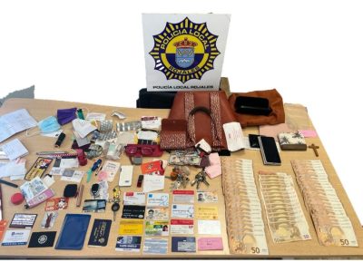 La Policía Local de Rojales detiene a un hombre tras robar un bolso con casi 3.000 euros