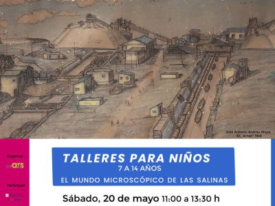 Torrevieja acoge talleres para niños sobre el mundo microscópico en las salinas