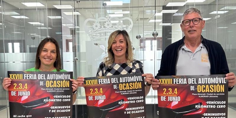 Almoradí celebrará su XXVIII Feria del Automóvil de Ocasión en junio