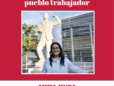 El PCPE presenta su candidatura para la alcaldía de Orihuela encabezada por Amma Musa