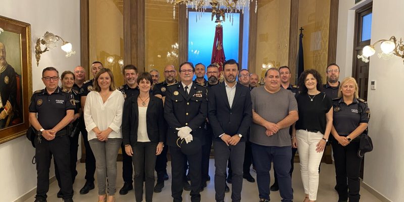 José María Pomares toma posesión como comisario de la Policía Local de Orihuela