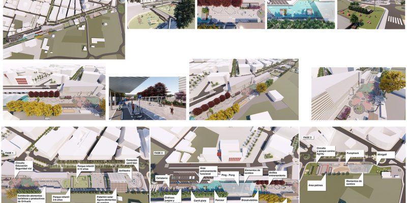 Orihuela proyecta un gran parque sobre la losa del AVE con distintos usos