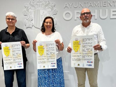 Orihuela pone en marcha una campaña contra el consumo de alcohol durante las fiestas