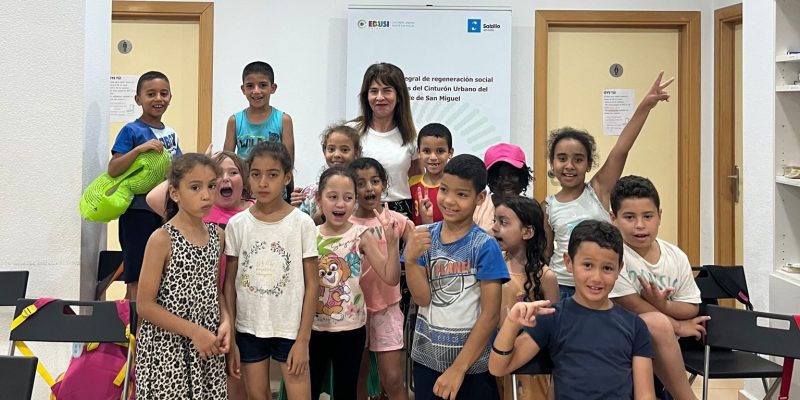 Casi 150 niños participan en la Escuela de Verano de Orihuela sobre regeneración social