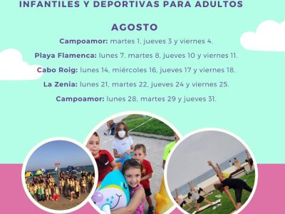 Orihuela programa actividades para niños y jóvenes en las playas