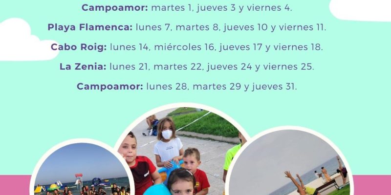 Orihuela programa actividades para niños y jóvenes en las playas