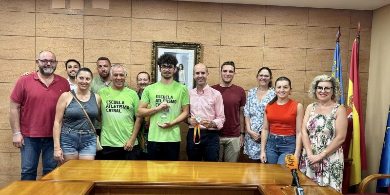El catralense Joaquín Flores subcampeón nacional de atletismo sub-16