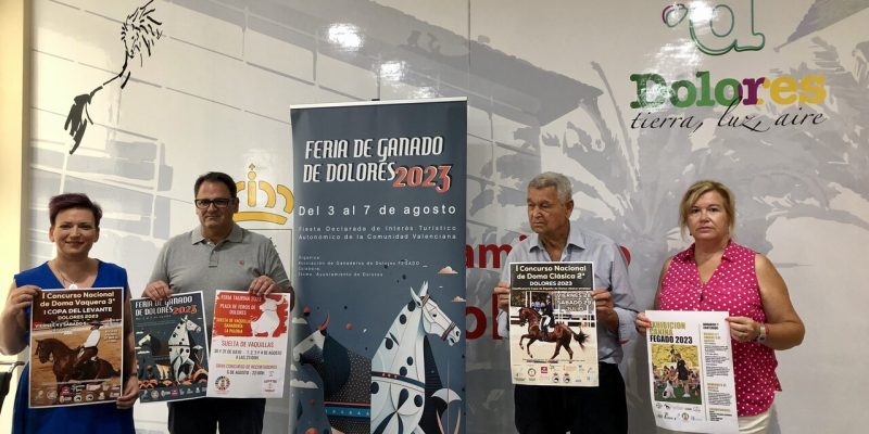 Dolores presenta su feria FEGADO que se celebrará del 3 al 7 de agosto