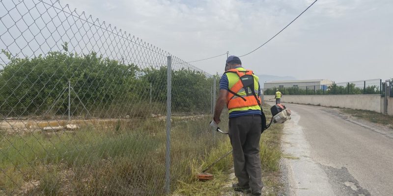 Albatera contrata a 53 trabajadores agrícolas para limpieza de zonas verdes