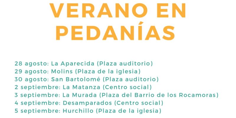 Orihuela programa entretenidos talleres infantiles en diversas pedanías