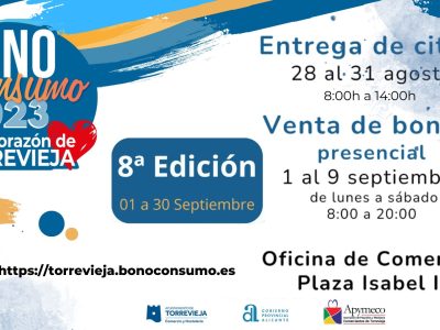 Torrevieja pone en marcha una nueva edición del Bono Consumo Vuelta al Cole
