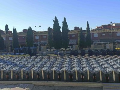 Comienza la renovación de 400 contenedores de basura en Albatera