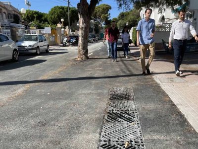 Torrevieja ejecuta la red de evacuación de aguas pluviales en Lago Jardín