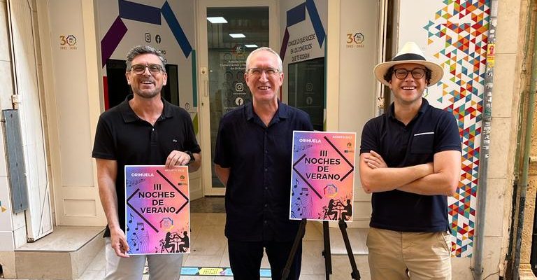 Orihuela pone en marcha la campaña 'III Noches de Verano con ACMO'