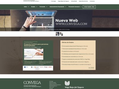 Convega renueva su página web para mejorar la experiencia de usuario