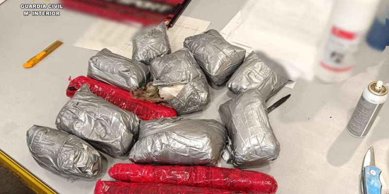 Interceptan un envío de 3 kilos de cocaína en el aeropuerto de Alicante