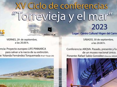 Ars Creatio inicia el XV Ciclo de Conferencias 'Torrevieja y el mar'