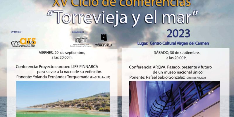 Ars Creatio inicia el XV Ciclo de Conferencias 'Torrevieja y el mar'