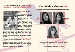 Orihuela acoge la entrega del Premio Internacional de Poesía Miguel Hernández