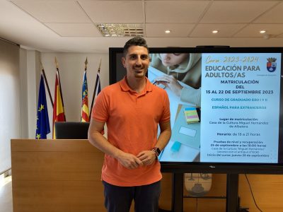 La concejalía de Educación de Albatera ofrece cuatro cursos formativos