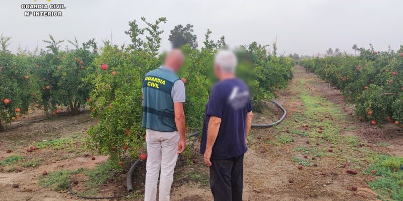 La Guardia Civil detiene a los autores del robo de 5.000 kilos de granadas