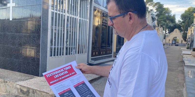 Albatera crea una línea de autobús hacia el Cementerio el 1 de Noviembre