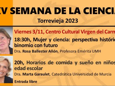 La Semana de la Ciencia en Torrevieja contará con la participación de tres universidades