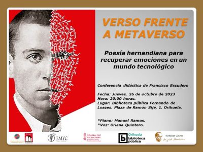 Francisco Escudero ofrece una conferencia didáctica sobre Miguel Hernández en Orihuela
