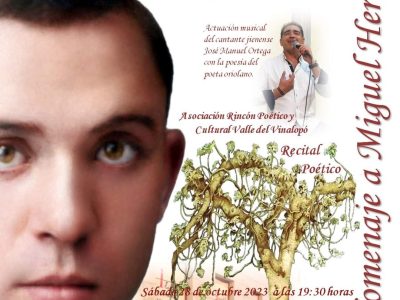 Dos asociaciones rendirán homenaje a Miguel Hernández en Algueña y Orihuela