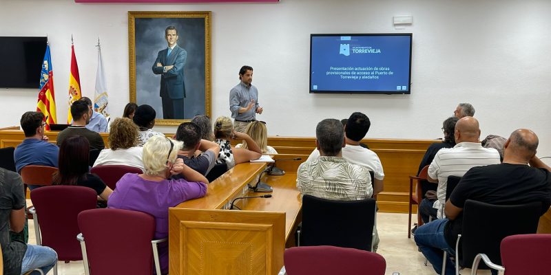 Torrevieja comienza las obras de mejora de acceso al puerto antes de fin de año