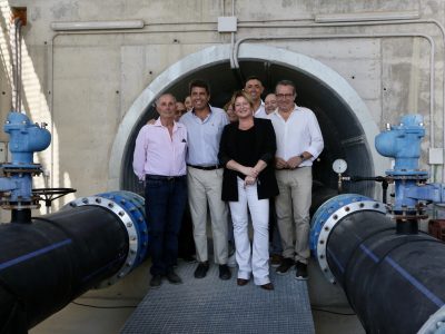 Albatera inaugura la balsa de riego y la planta fotovoltaica de la SAT