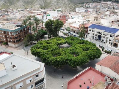 Cox solicita a Diputación un millón de euros para rehabilitar la Plaza de la Glorieta
