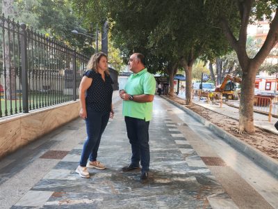 Orihuela resuelve los problemas de riego en la Glorieta Gabriel Miró