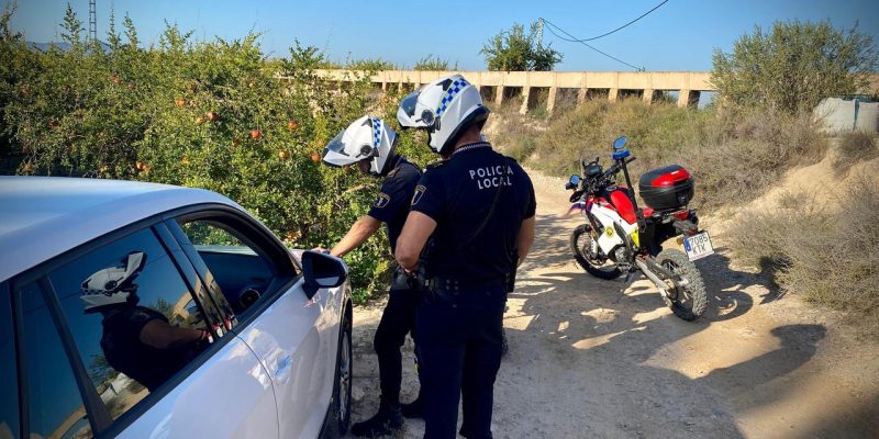 La Policía Local de Albatera intensifica su vigilancia ante la recolección de granada