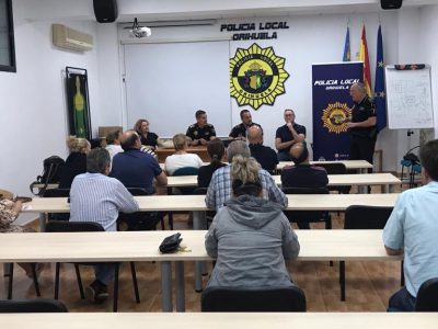 Los alcaldes pedáneos de Orihuela colaboran en materia de seguridad