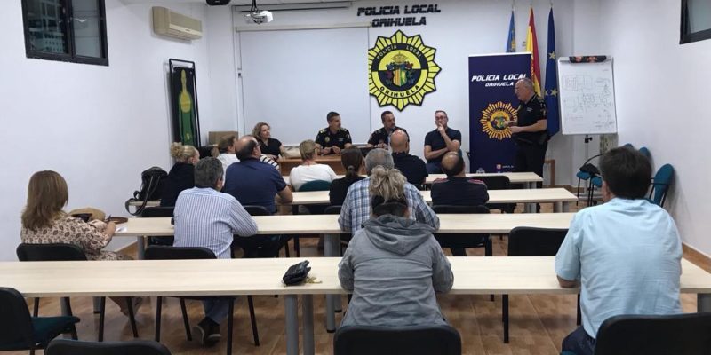 Los alcaldes pedáneos de Orihuela colaboran en materia de seguridad