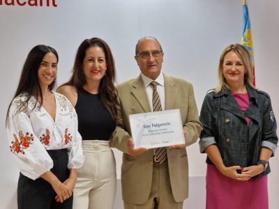 San Fulgencio recoge el distintivo de Municipio Turístico de Singularidad de la Comunitat