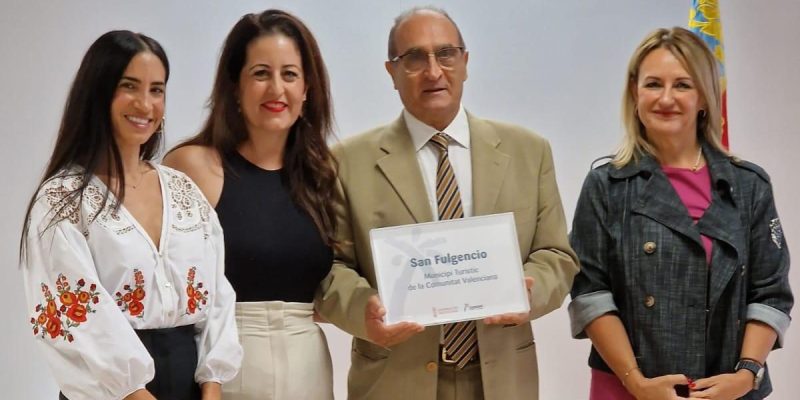 San Fulgencio recoge el distintivo de Municipio Turístico de Singularidad de la Comunitat