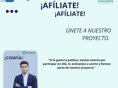 Concordia en Orihuela inicia una campaña de afiliación