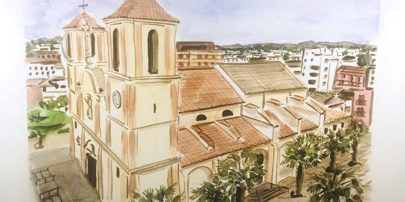 El artista almoradidense Manuel Sola expone en su localidad natal