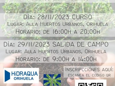 Orihuela organiza unas charlas sobre etnobotánica del Sureste Ibérico
