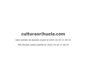 Ciudadanos denuncia la pérdida del dominio de la web de Cultura de Orihuela