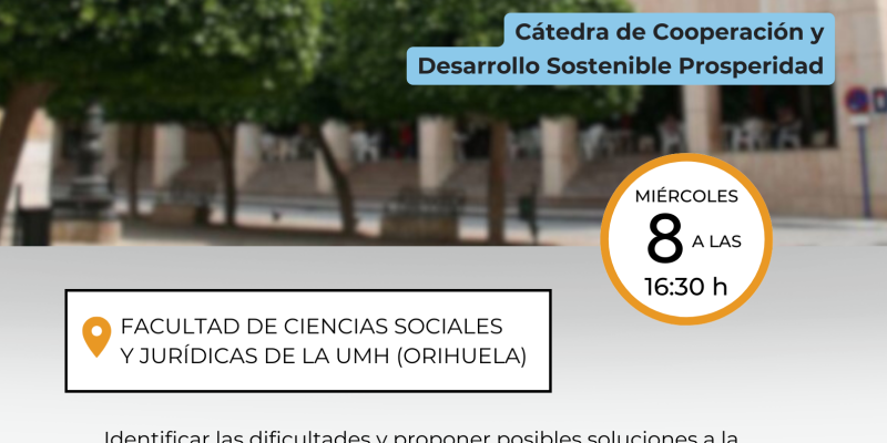 La UMH organiza una sesión de intercambio de ideas para mejorar la prosperidad en Orihuela