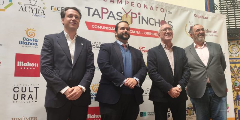 Orihuela acoge el lunes el I Concurso de Tapa y Pinchos Comunidad Valenciana