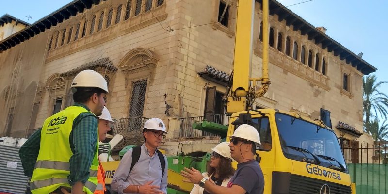 Las obras del Palacio de Rubalcava de Orihuela continúan a buen ritmo