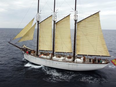 El pailebot Pascual Flores regresa a Torrevieja tras su gira europea