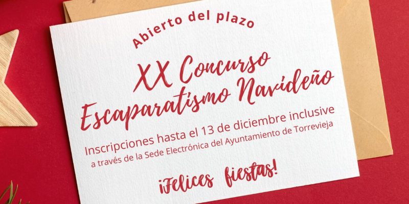Torrevieja abre el plazo de inscripción del XX Concurso de Escaparatismo Navideño