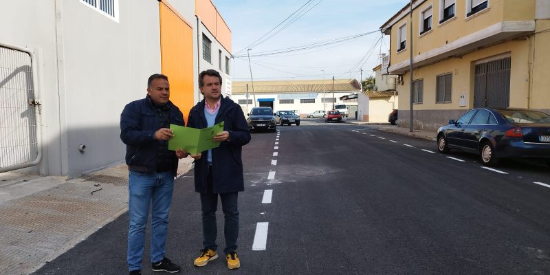 Benejúzar mejora y moderniza el Polígono Industrial La Palmeras