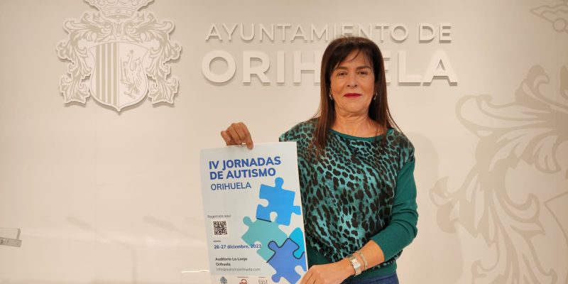 Orihuela organiza las IV Jornadas de Autismo los días 26 y 27 de diciembre
