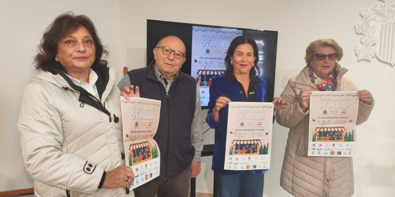 Orihuela celebra su Mercadillo Solidario Navideño del 15 al 17 de diciembre